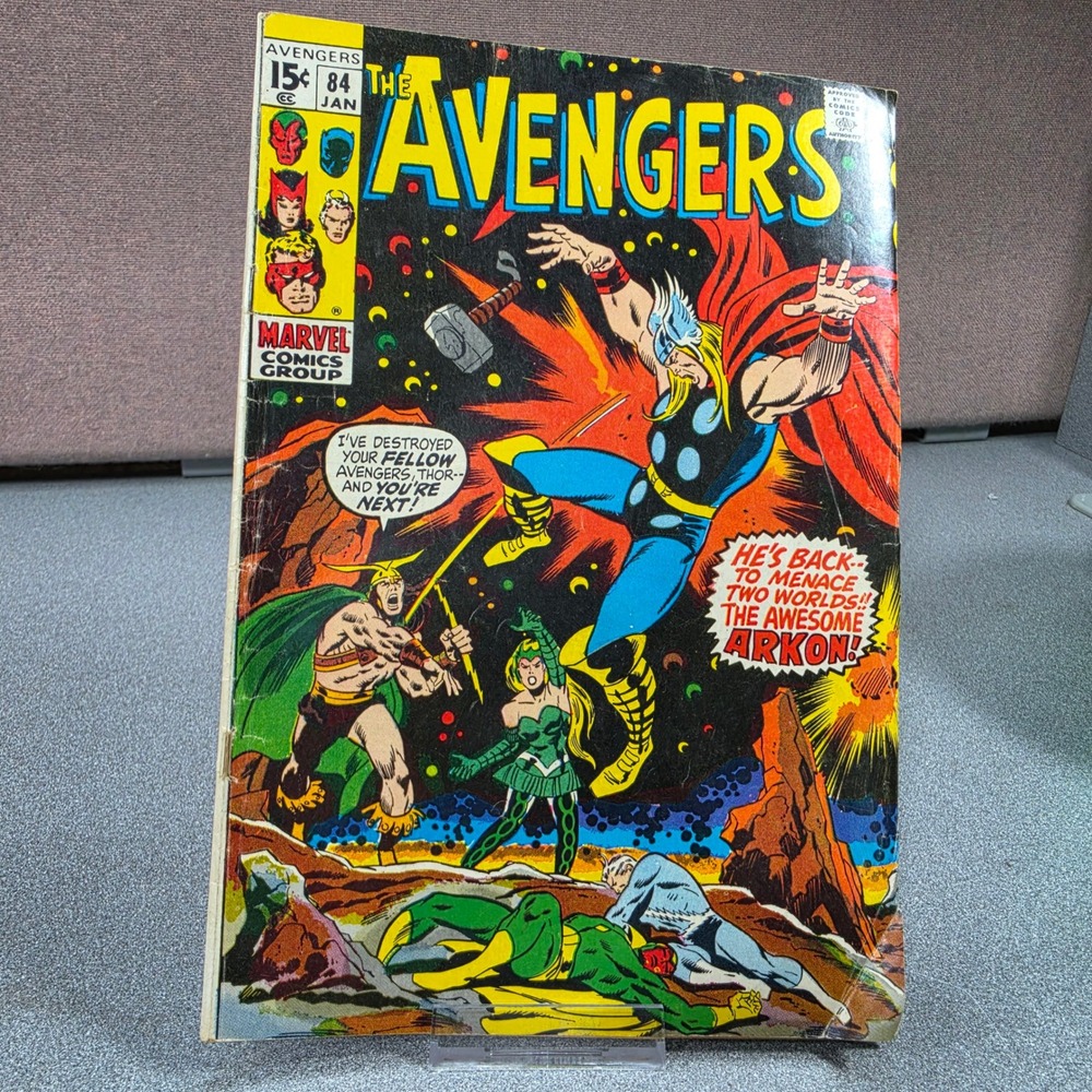 Marvel Avengers #84 Comic Book 1971 Thor Bronze Age